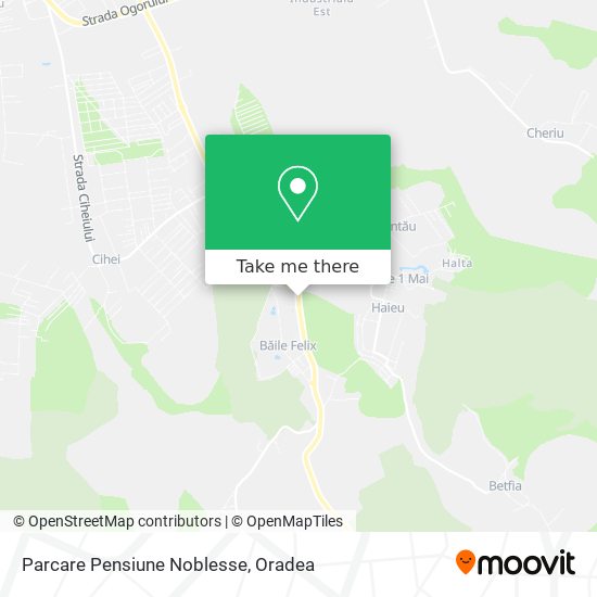 Parcare Pensiune Noblesse map