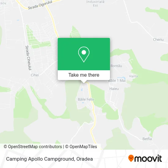 Camping Apollo Campground map