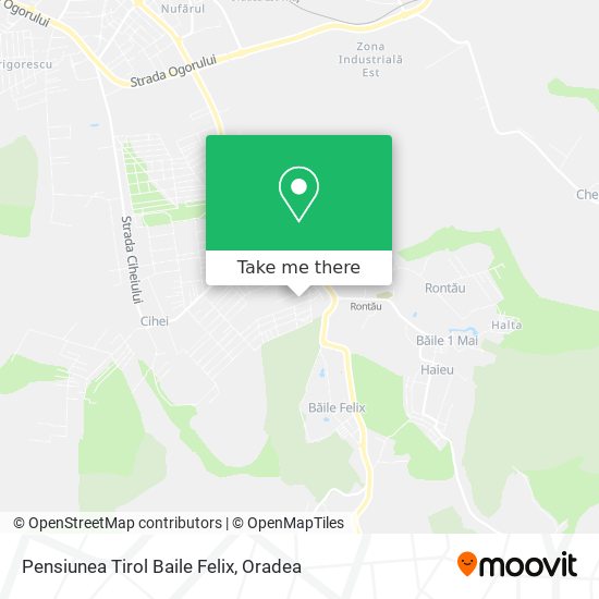 Pensiunea Tirol Baile Felix map