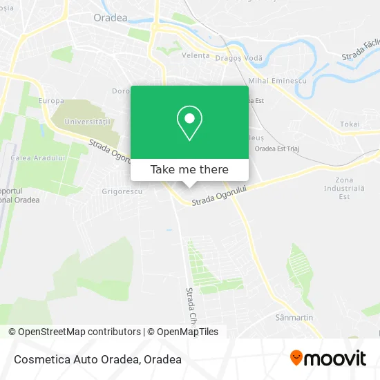 Cosmetica Auto Oradea map