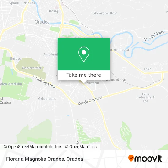 Floraria Magnolia Oradea map