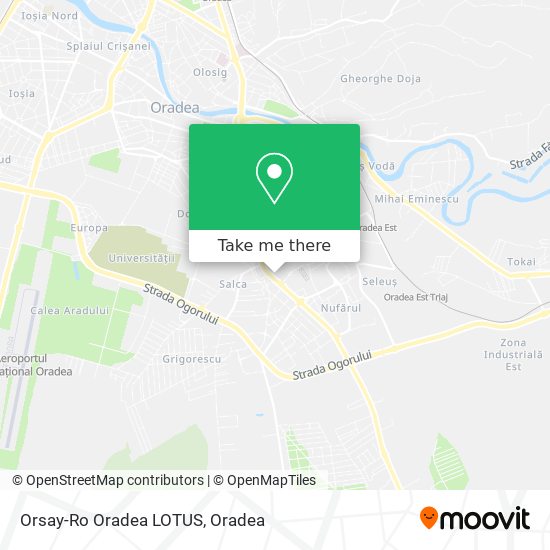 Orsay-Ro Oradea LOTUS map