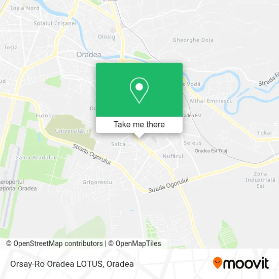 Orsay-Ro Oradea LOTUS map