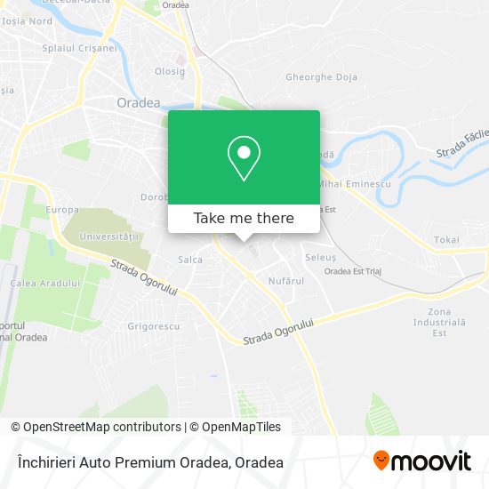 Închirieri Auto Premium Oradea map