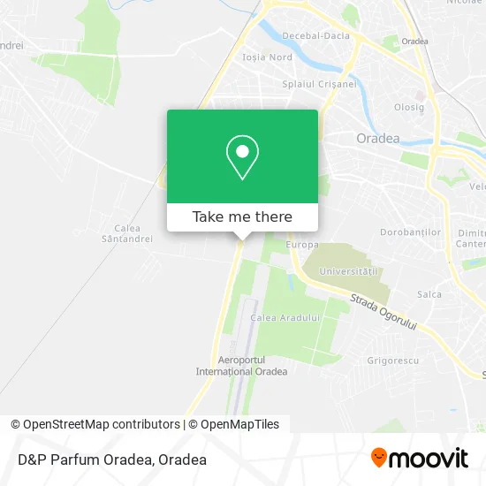 D&P Parfum Oradea map