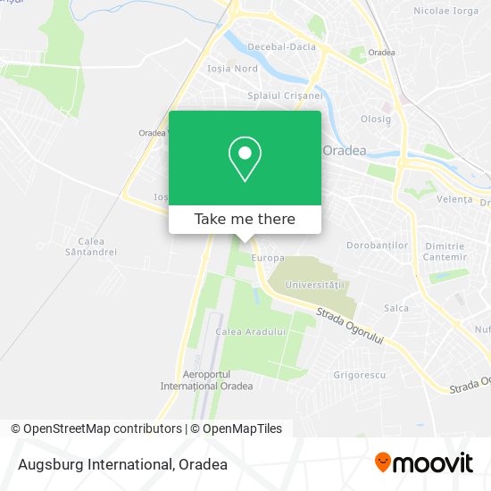 Augsburg International map