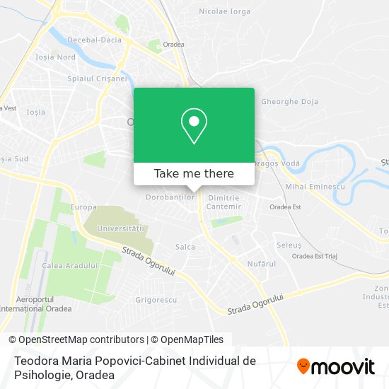 Teodora Maria Popovici-Cabinet Individual de Psihologie map