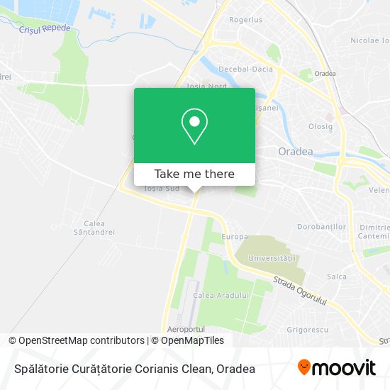 Spălătorie Curățătorie Corianis Clean map