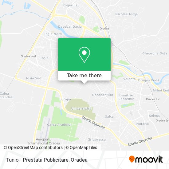 Tunio - Prestatii Publicitare map