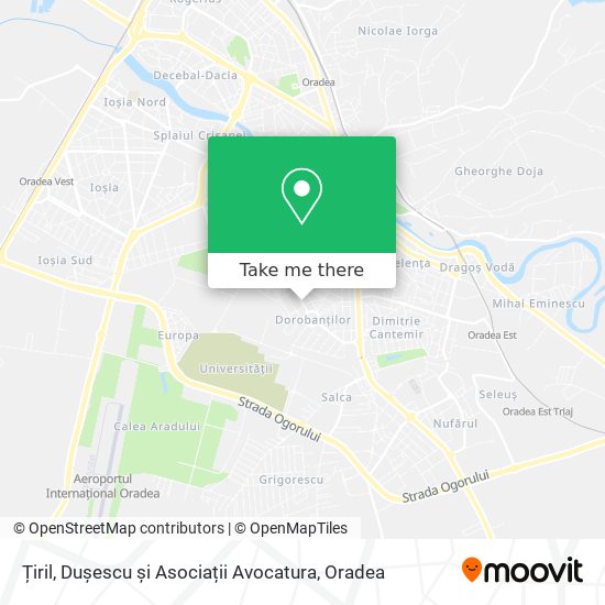 Țiril, Dușescu și Asociații Avocatura map