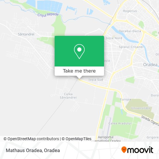 Mathaus Oradea map