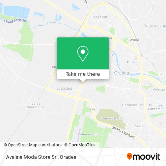 Avaline Moda Store Srl map