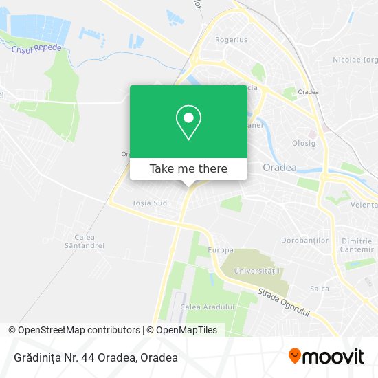 Grădinița Nr. 44 Oradea map