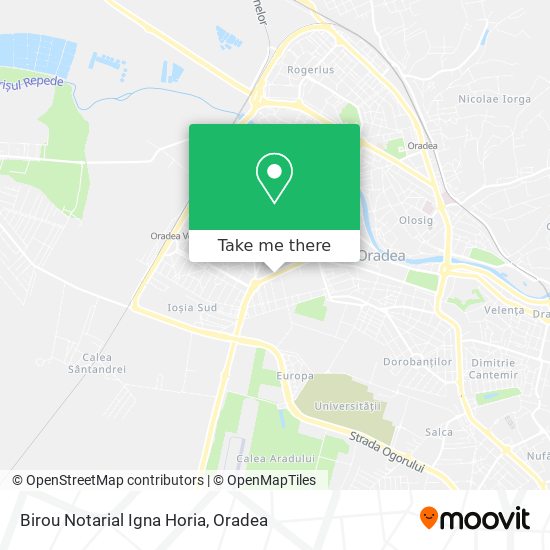 Birou Notarial Igna Horia map