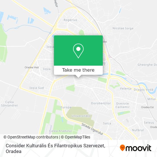 Consider Kulturális És Filantropikus Szervezet map
