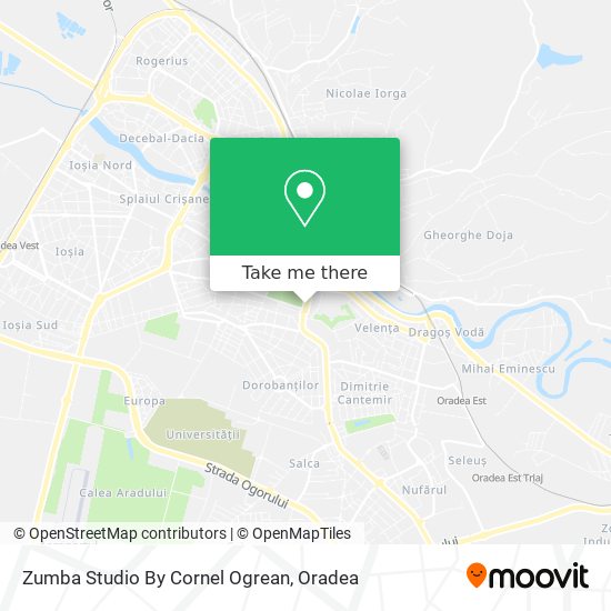 Zumba Studio By Cornel Ogrean map