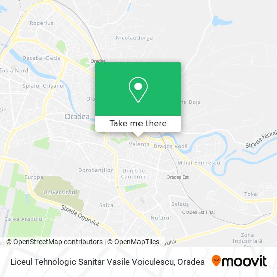 Liceul Tehnologic Sanitar Vasile Voiculescu map