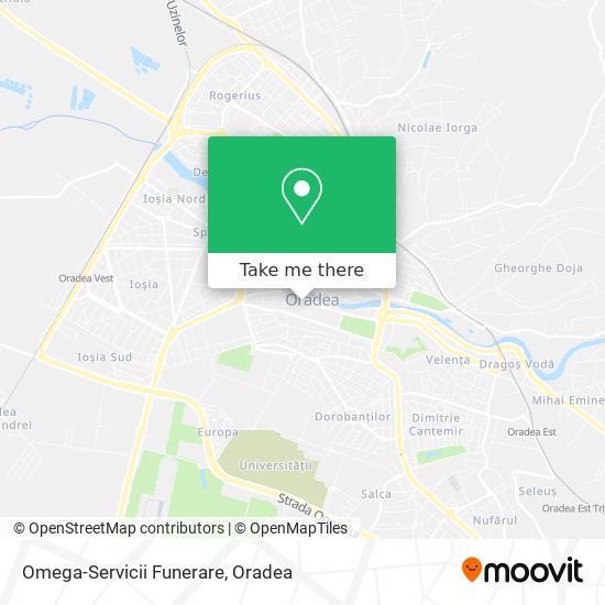 Omega-Servicii Funerare map