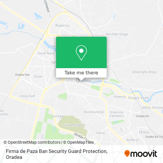 Firma de Paza Ban Security Guard Protection map