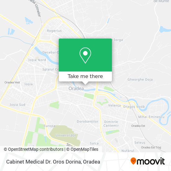 Cabinet Medical Dr. Oros Dorina map
