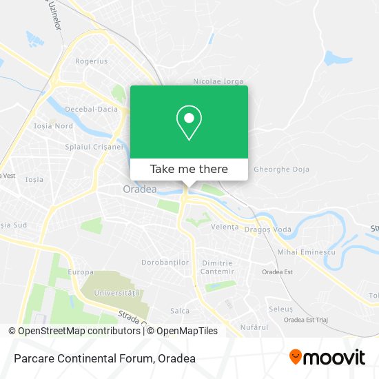 Parcare Continental Forum map