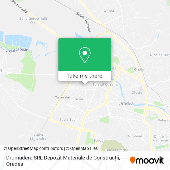 Dromaderu SRL Depozit Materiale de Construcții map