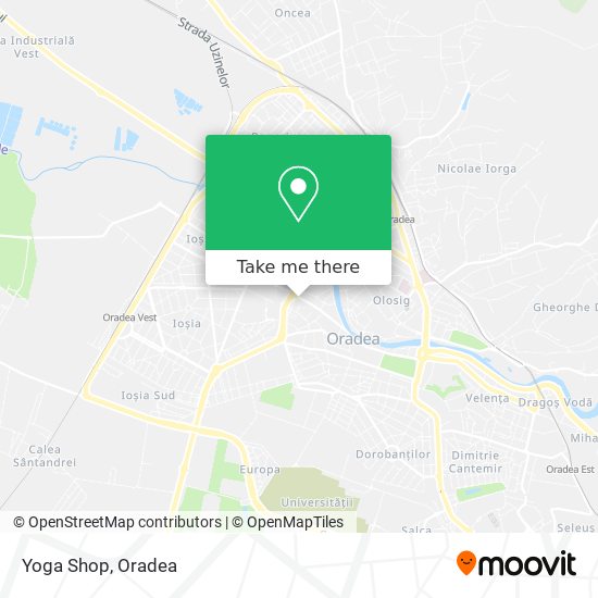 Yoga Shop map