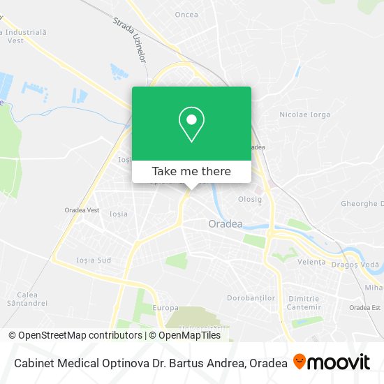Cabinet Medical Optinova Dr. Bartus Andrea map
