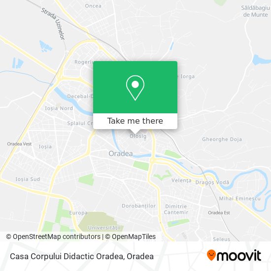 Casa Corpului Didactic Oradea map
