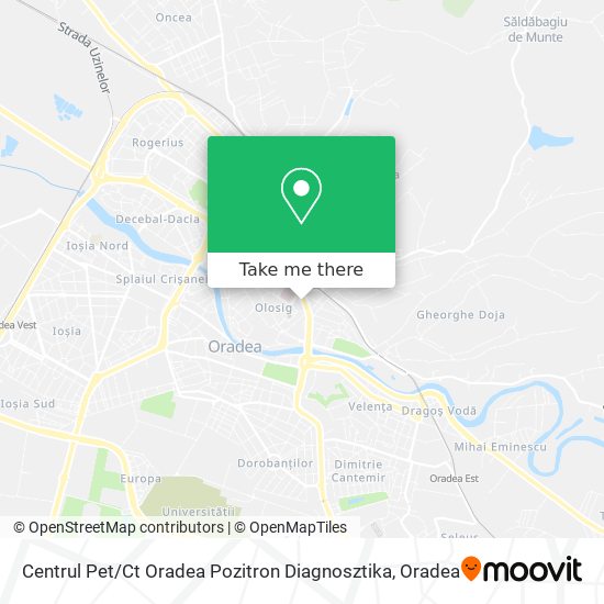 Centrul Pet / Ct Oradea Pozitron Diagnosztika map