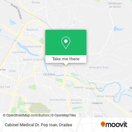 Cabinet Medical Dr. Pop Ioan map