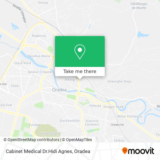 Cabinet Medical Dr.Hidi Agnes map