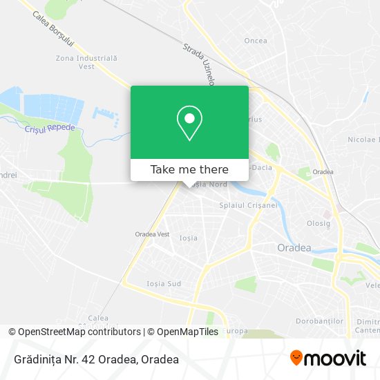 Grădinița Nr. 42 Oradea map