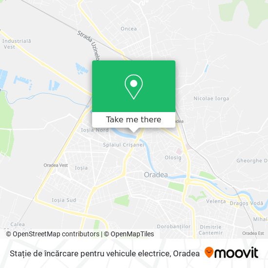 Stație de încărcare pentru vehicule electrice map