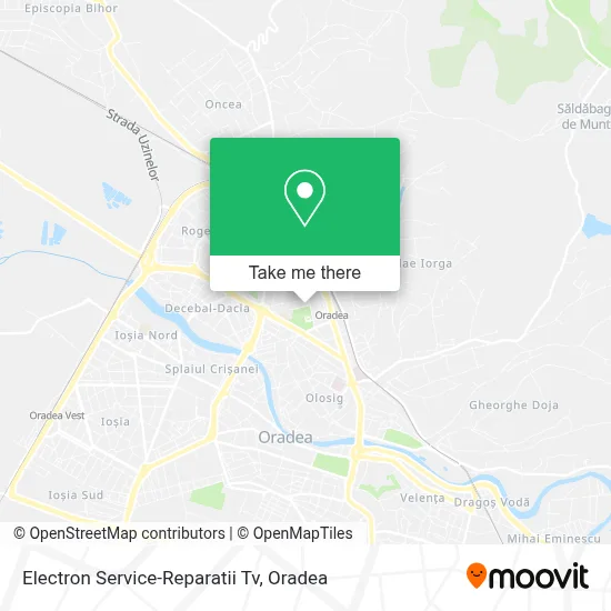 Electron Service-Reparatii Tv map