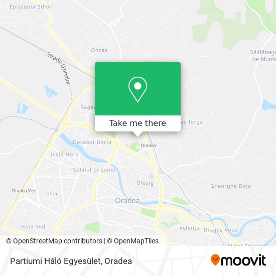 Partiumi Háló Egyesület map