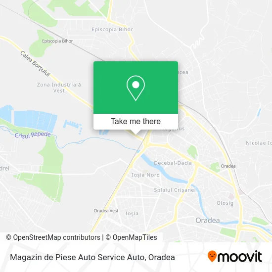 Magazin de Piese Auto Service Auto map