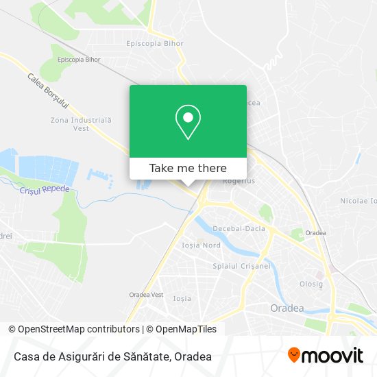 Casa de Asigurări de Sănătate map