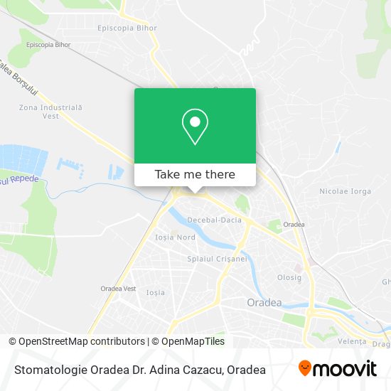Stomatologie Oradea Dr. Adina Cazacu map