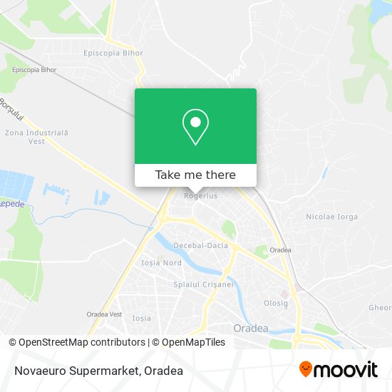 Novaeuro Supermarket map