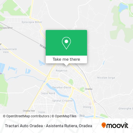 Tractari Auto Oradea - Asistenta Rutiera map