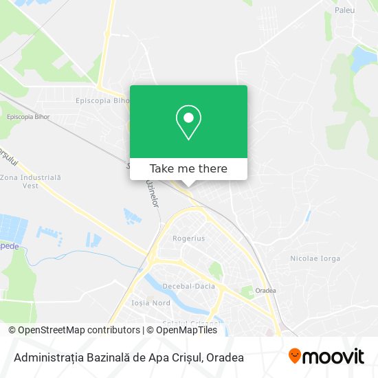 Administrația Bazinală de Apa Crișul map