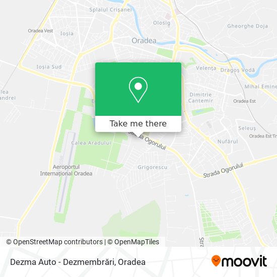 Dezma Auto - Dezmembrări map