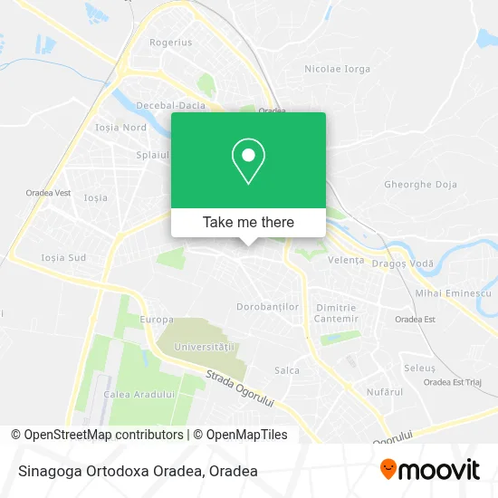 Sinagoga Ortodoxa Oradea map