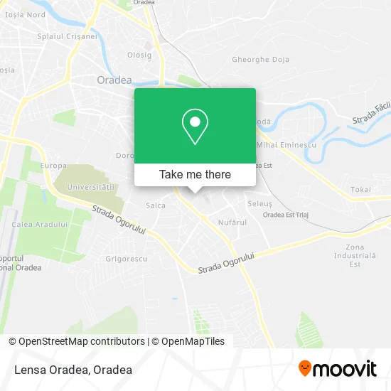 Lensa Oradea map