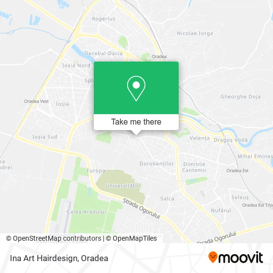 Ina Art Hairdesign map