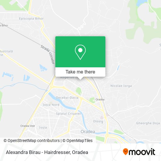 Alexandra Birau - Hairdresser map
