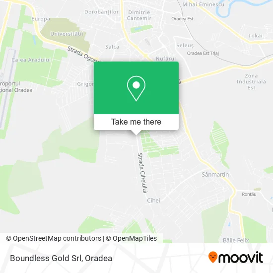 Boundless Gold Srl map