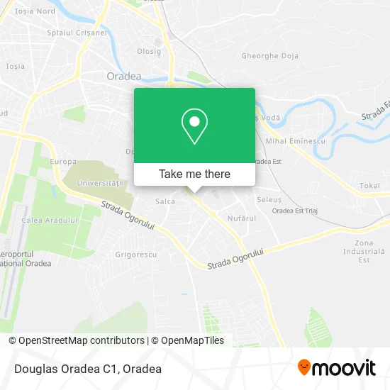 Douglas Oradea C1 map
