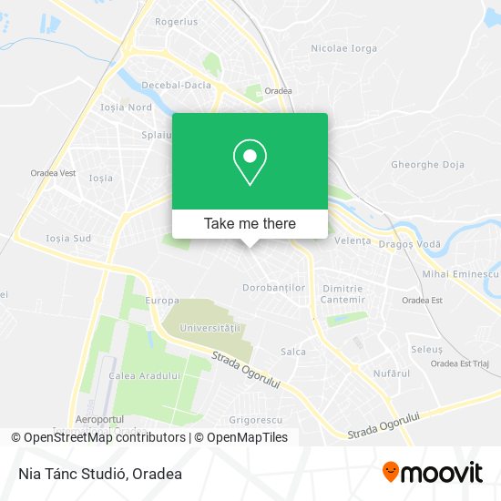 Nia Tánc Studió map